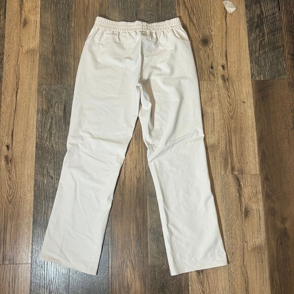 Lululemon lab Stretch Cupro Slit Pants Women's Size 10 in White Opal in EUC! - Picture 4 of 4